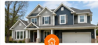 Residential home exterior painting